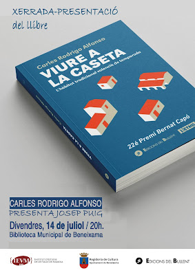 Cartell acte a Beneixama "Viure a la caseta"