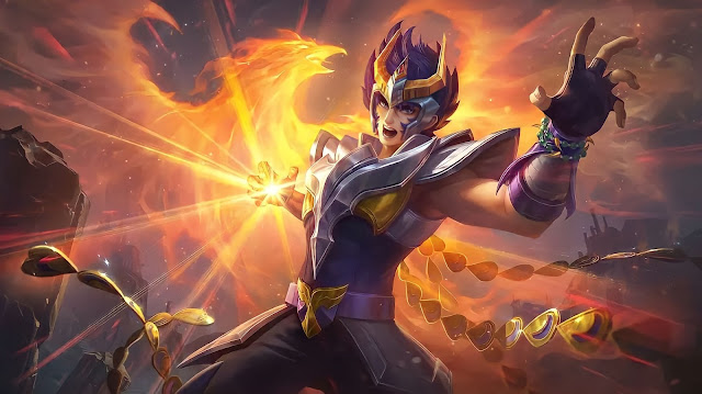 valir saint seiya skin mobile legends wallpaper hd