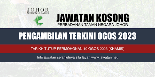 Jawatan Kosong Johor National Parks 2023