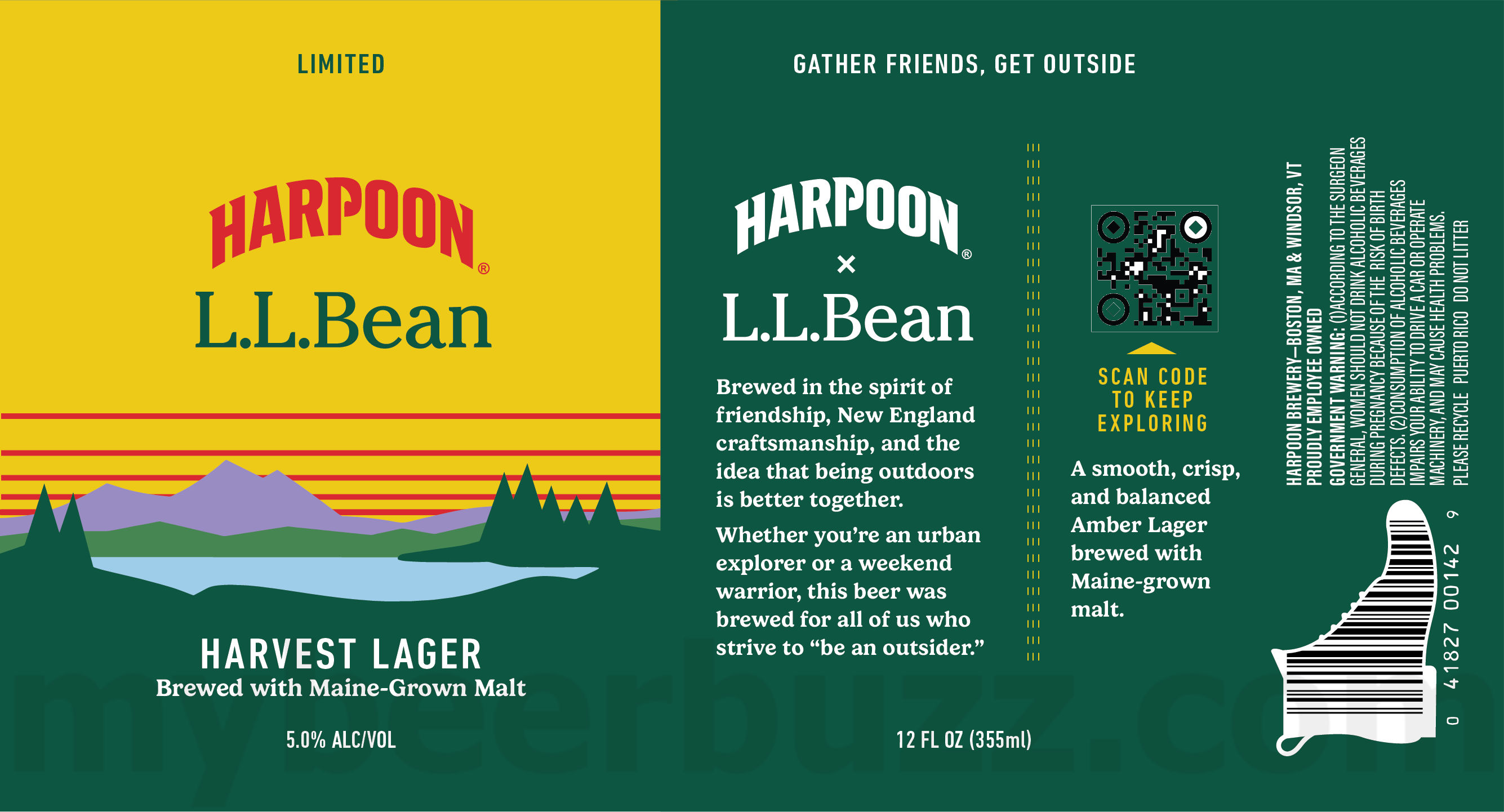 Harpoon & L.L. Bean Team Up For Harvest Lager