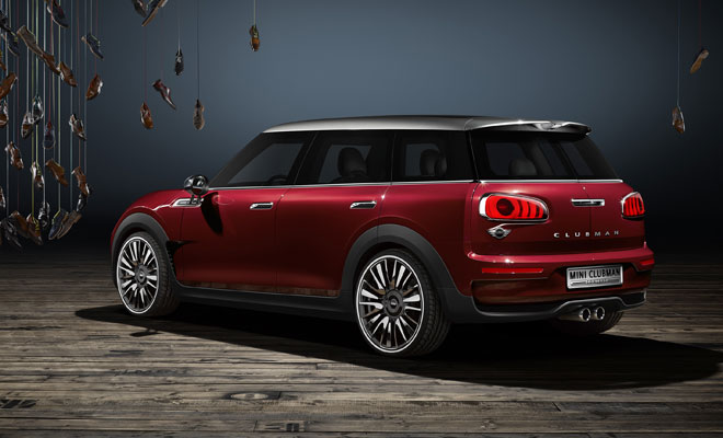 Mini Clubman Concept: rear side view