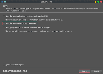  yaitu software simulasi jaringan berbasis GUI yang dipakai untuk mensimulasikan perang Tutorial Cara Install GNS3 di Ubuntu