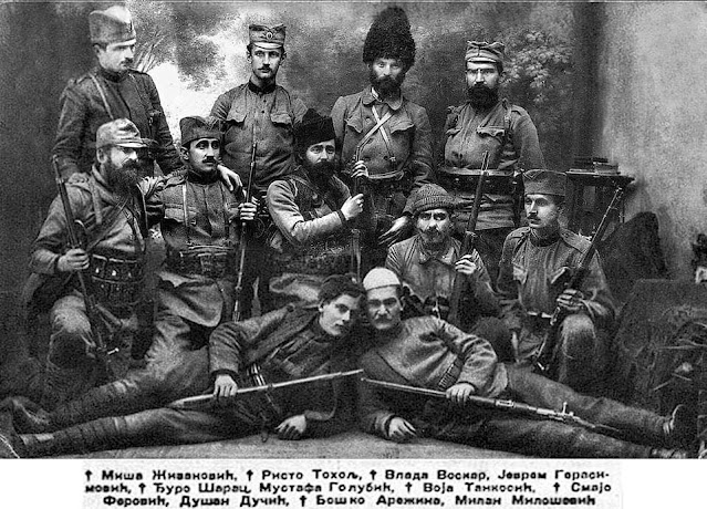 Serbian officers, commanders and heads of anti-Albanian clans who participated in the invasion of Kosovo in 1912