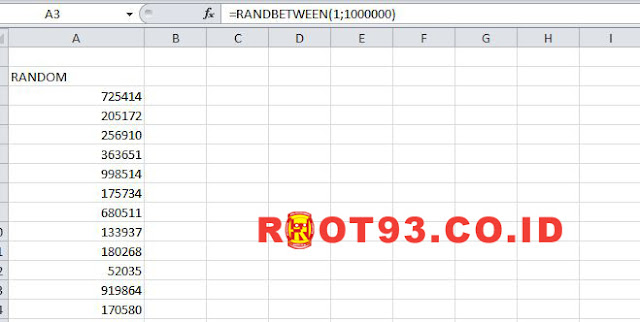 Cara Membuat Angka Random di Excel Secara Otomatis