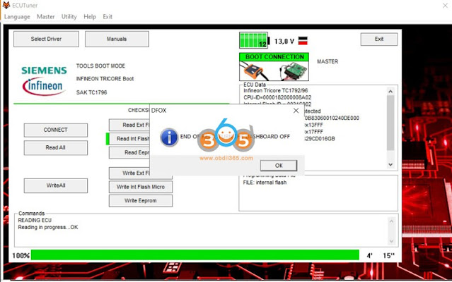 kt200 Infineon SAK TC1796 را بخوانید