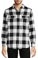 Image: George Men's Long Sleeve Flannel Shirt