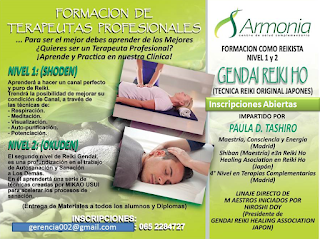 Curso Reiki. Formación de Terapeutas Profesionales