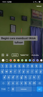 Cara Membuat Tiktok Tulisan