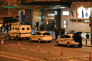 Operativo policial en el hotel Novotel