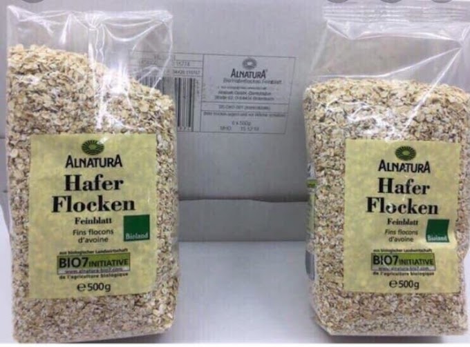 [ nutrion_seeds ] [Mã 159FMCGSALE giảm 8% đơn 500K] Yến mạch Hafer Flocken Bio Alnatura Đức cán vỡ 500 g