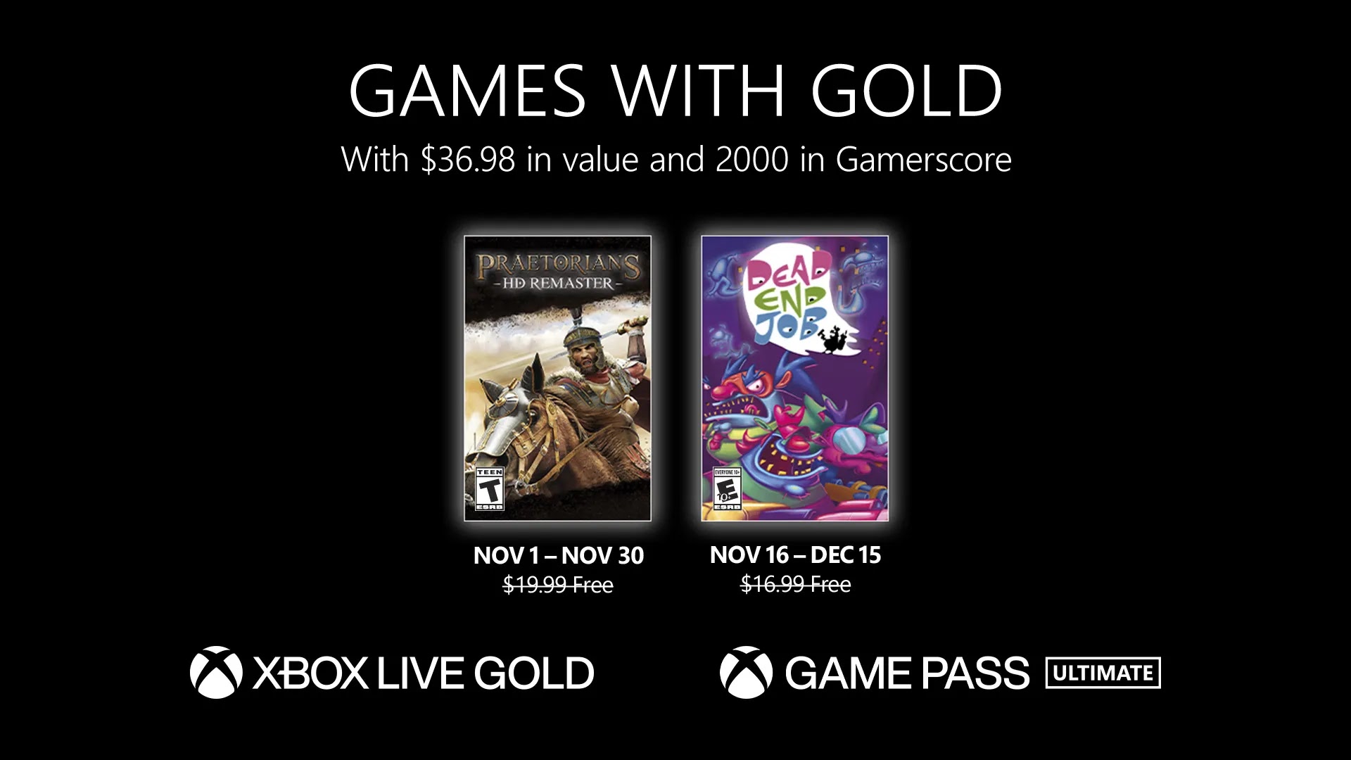 Games With Gold March 2023 Free Xbox Gold games for Xbox Series X, S