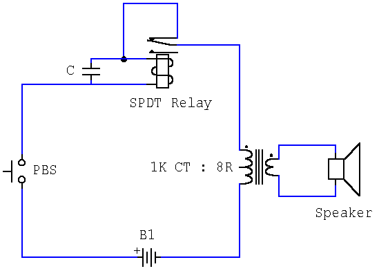 Simple Novel Buzzer Circuit Diagram | Electronic Circuits  