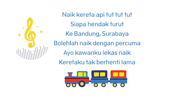 lirik lagu naik kereta api