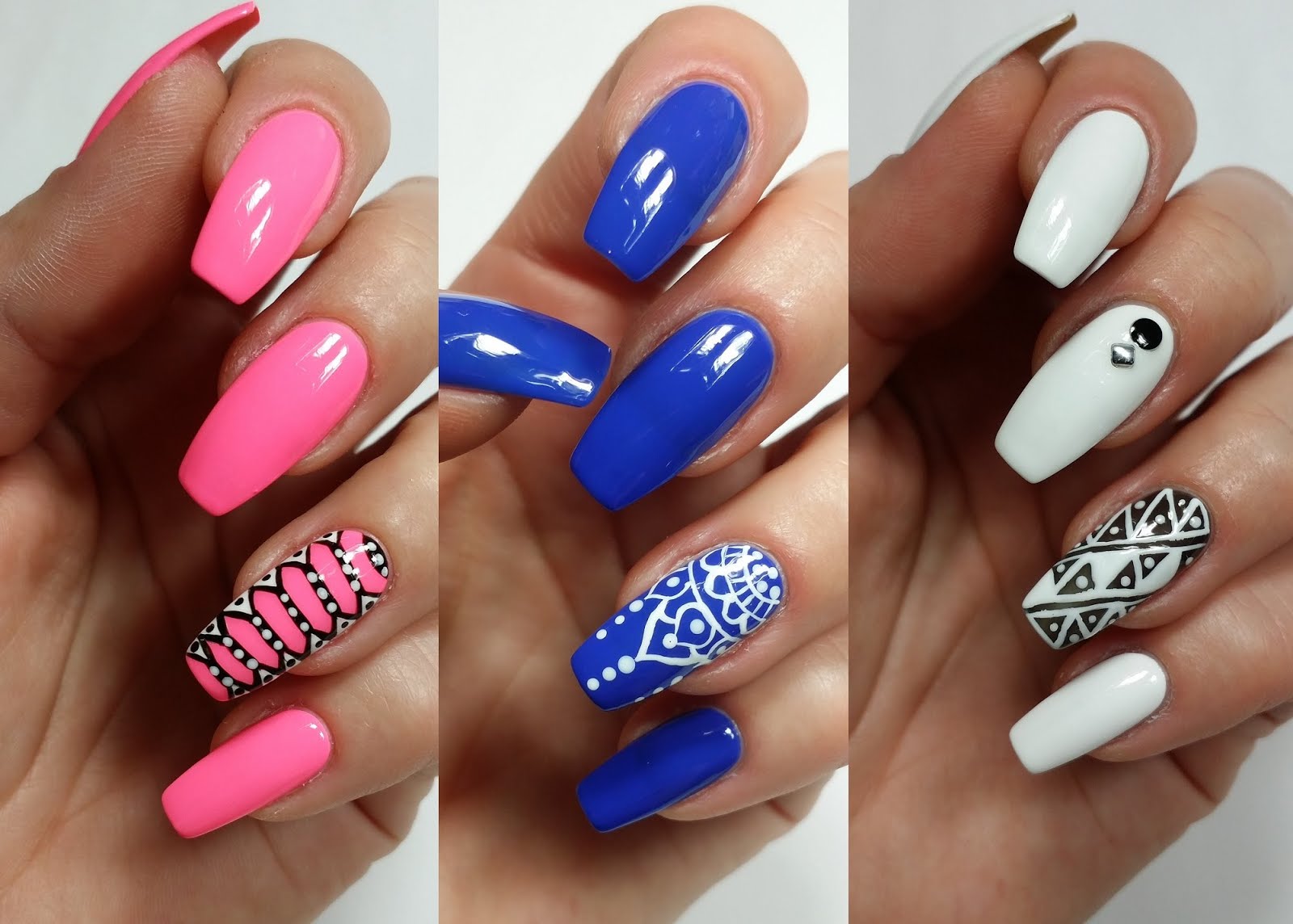 Easy Nail Art Designs for Short Nails | Freehand