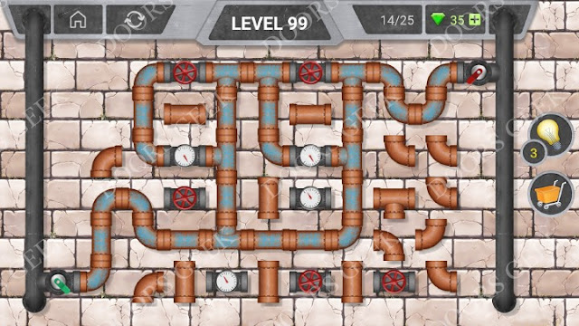 Pipeline [Classic] Level 99 Solution, Cheats, Walkthrough