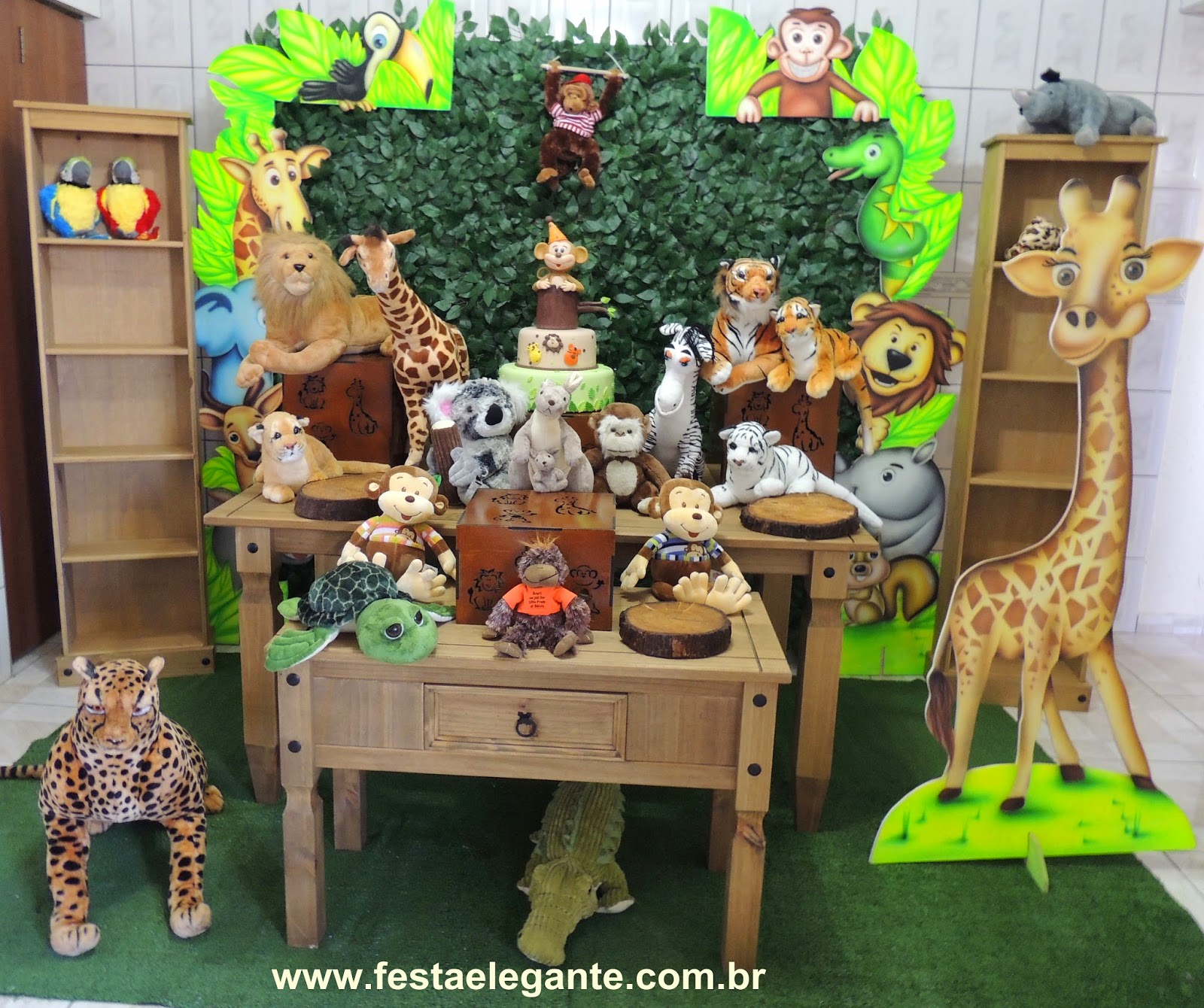 Melhores dicas Festa Safari para decoração de festa infantil Sou Mãe