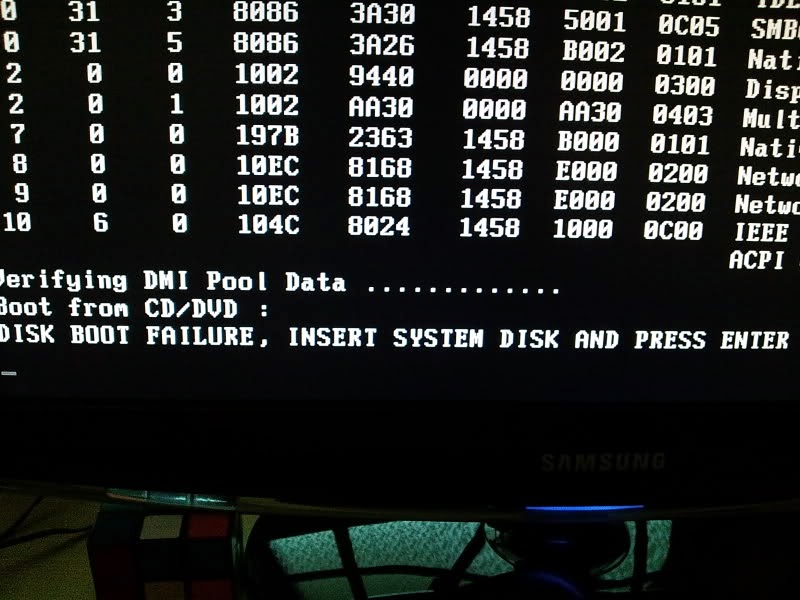 Maisterblog Disk Boot Failure Insert System Disk And Press Enter