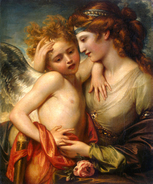 Venus consolando a Cupido picado por una abeja de West