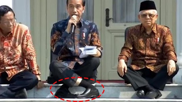 Jokowi Buka Suara Soal Posisi Duduknya yang Viral Dijadikan Challenge