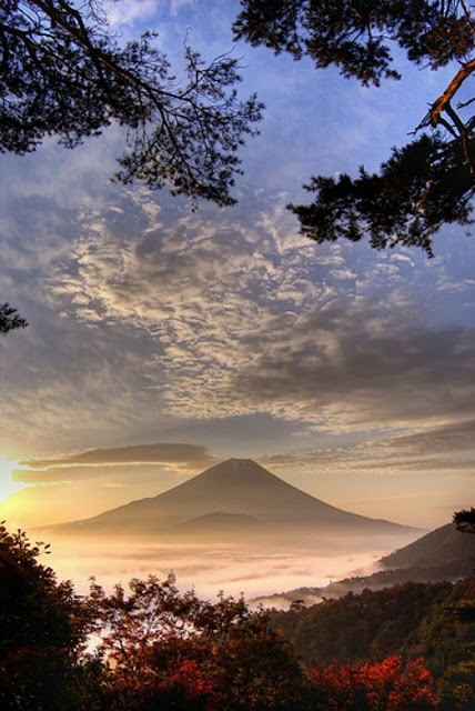 Sunrise in Mt. Fuji, Japan