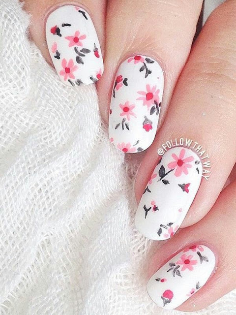 Spring nail art