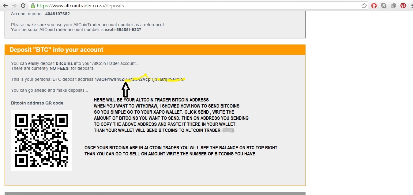 How to make a bitcoin deposit