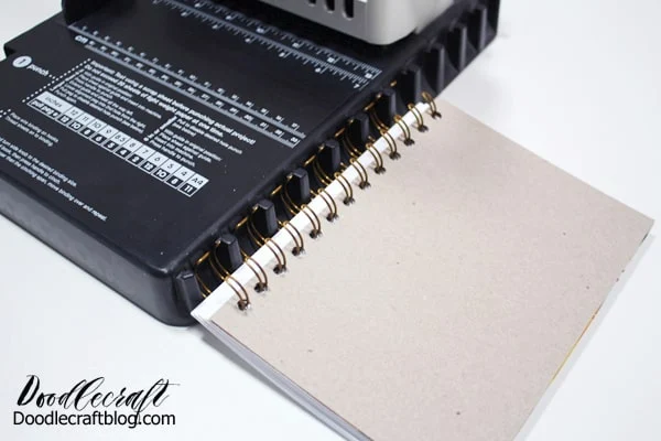 how to bind a journal with the Cinch binder tool