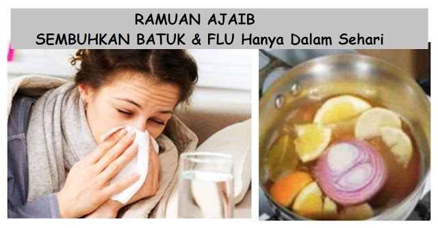 Lagi Musim BATUK & FLU !! Coba Ramuan InI Yuk.. Ajaib Sembuhkan BATUK & FLU Hanya Dalam Sehari