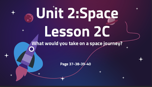 حل درس What would you take on a space journey اللغة الإنجليزية الصف الثامن