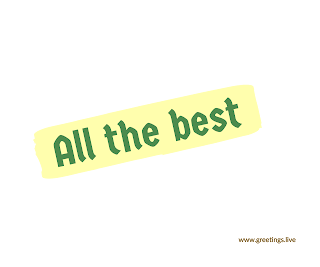 New All the best greetings png images