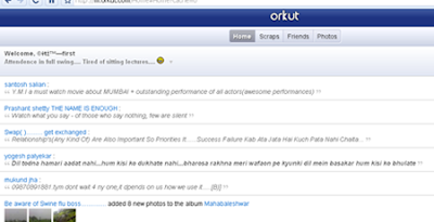 orkut in iphone image