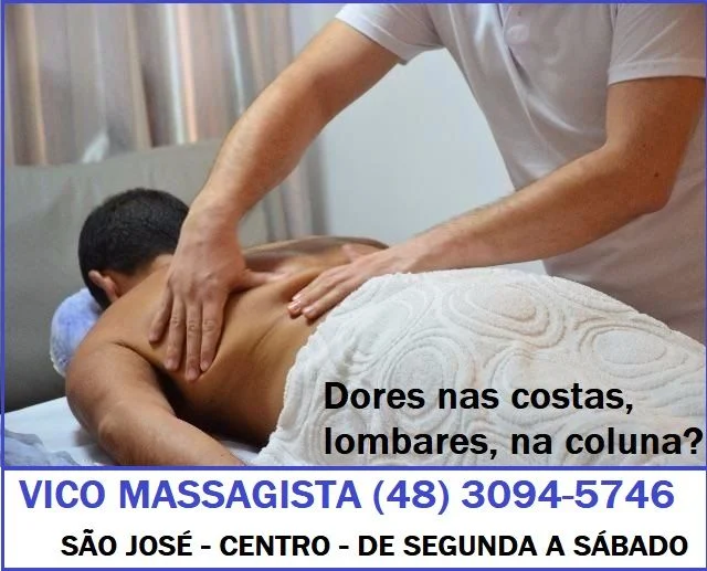 Dor na coluna - Massagem - Centro - São José SC