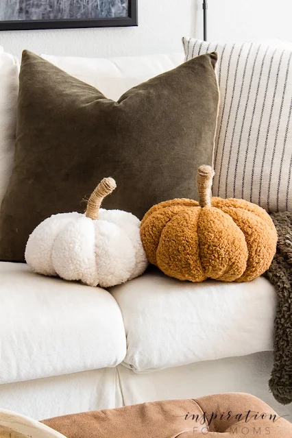 cozy pillow pumpkins