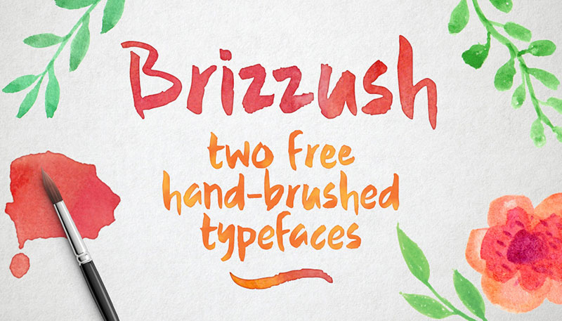 Brizzush Free Font