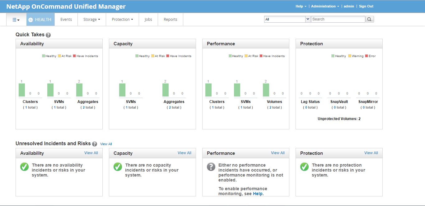 netapp oncommand unified manager