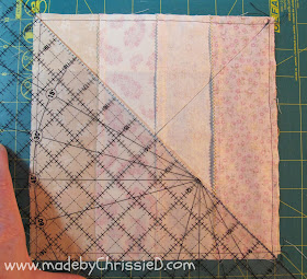 Autumn's Golden Gown - A Jelly Roll Quilt Tute by www.madebyChrissieD.com