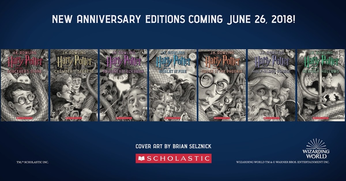 Scholastic Unveils New Covers For Jk Rowlings Harry - 