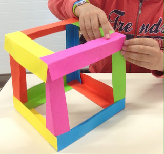 Construire cube 3D