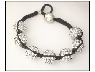 White Ice Swarovski Bracelet Shamballa HD HQ picture