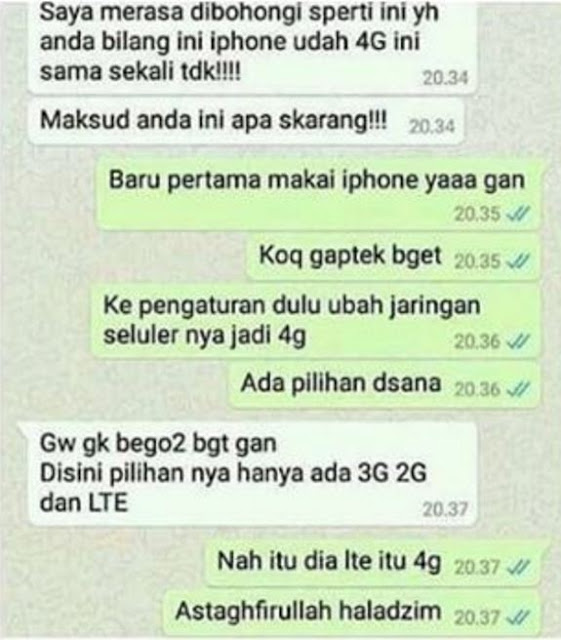 7 Chat Lucu 'Orang Gaptek' Ini Bikin Ngakak Sampai Kepala Mendidih