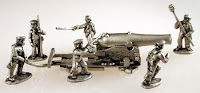 NT122 10mm ACW Naval 11" Dahlgren Gun with 6 Crew