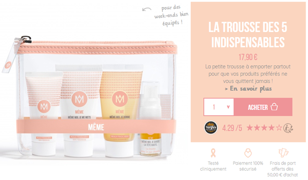 Le Blog de MissEmma • Même Cosmetics • Les Indispensables