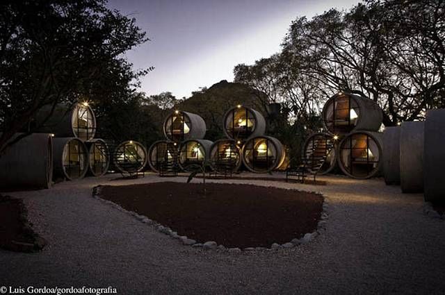 Hotel of Pipes In Mexico