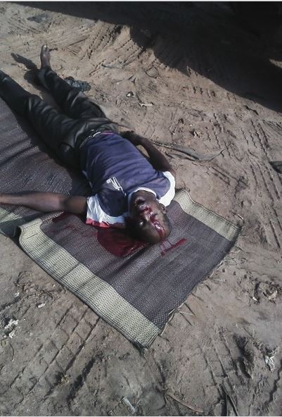 Horror!!! Man Crushed to Death by Lorry in Broad Daylight While Sleeping Under It (Graphic Photo)