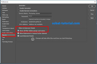Cara Mengaktifkan Filter Gallery Photoshop