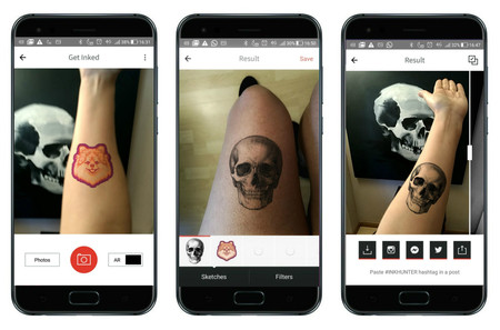 Apps tatto descarga de aplicación móvil tatuaje. Ideal para tatuadores