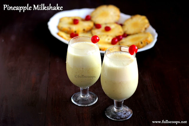 Pineapple Milkshake