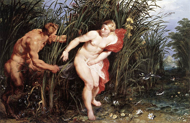 Pan and Syrinx 1619, Peter Paul Rubens, Baroque painting