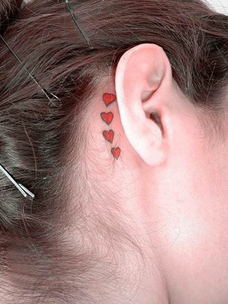  Behind the Ear Tattoos 