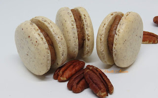 Macarons cacahuète, noisette, noix de pécan et noix de coco